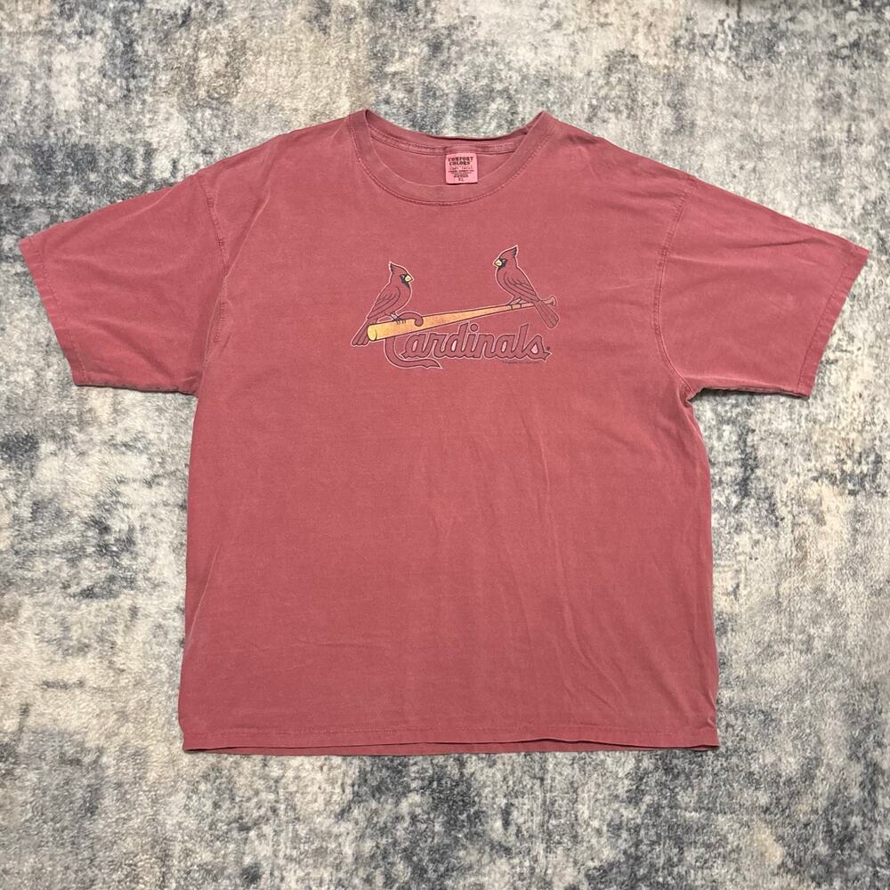 St. Louis Cardinals Comfort Colors T-Shirt XL 90s MLB Baseball